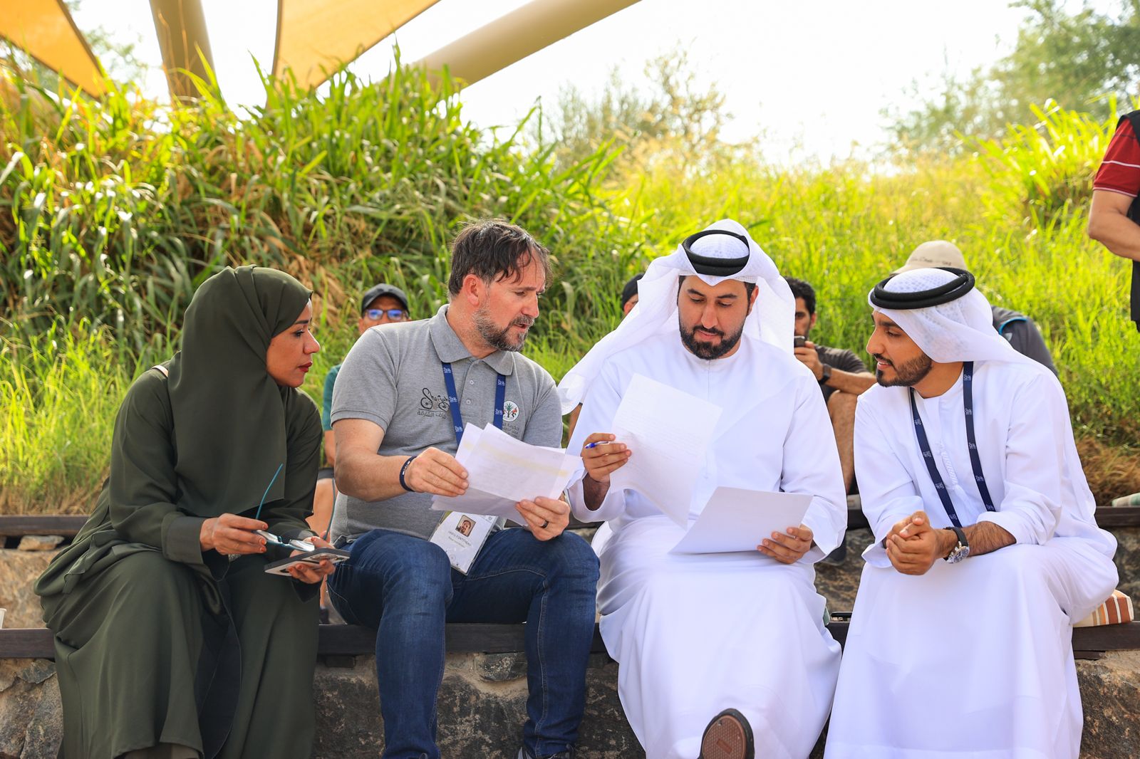 Séance de travail avec les officiels du Sharjah Sports Council